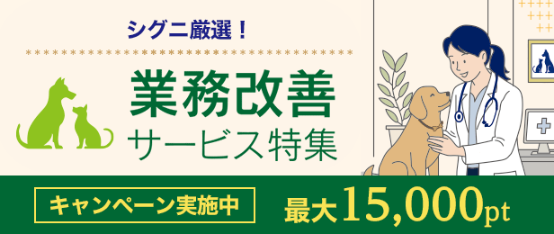 業務改善サービス特集 キャンペーン実施中 最大15,000pt